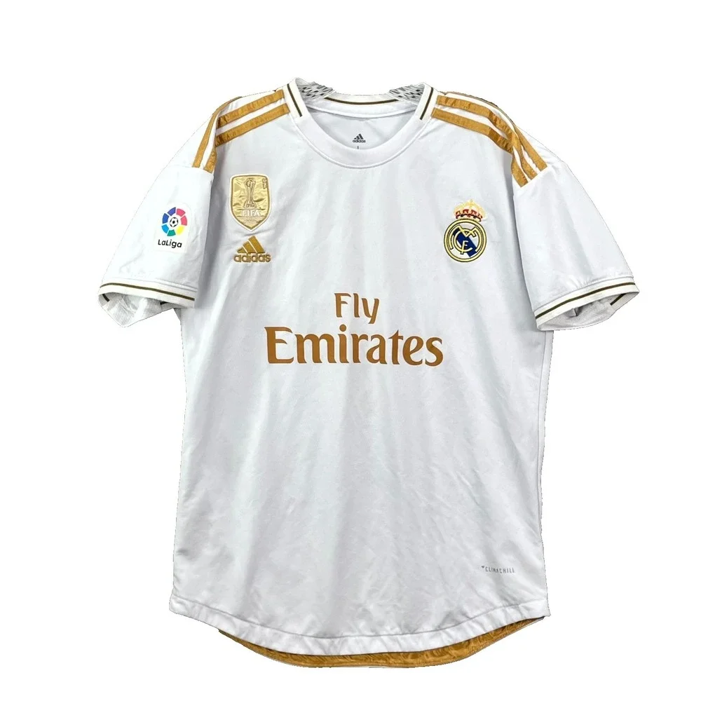 Adidas Real‎ Madrid Home Jersey Mens Large Hazard #7 FIFA World Champions 2018